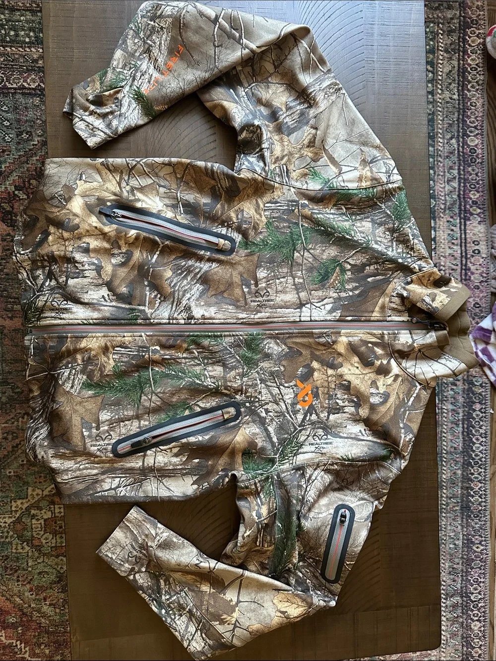First Lite Realtree Camo Quarter-Zip softshell size S